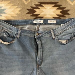Judy Blue Distressed Boot Cut Jeans size 22W